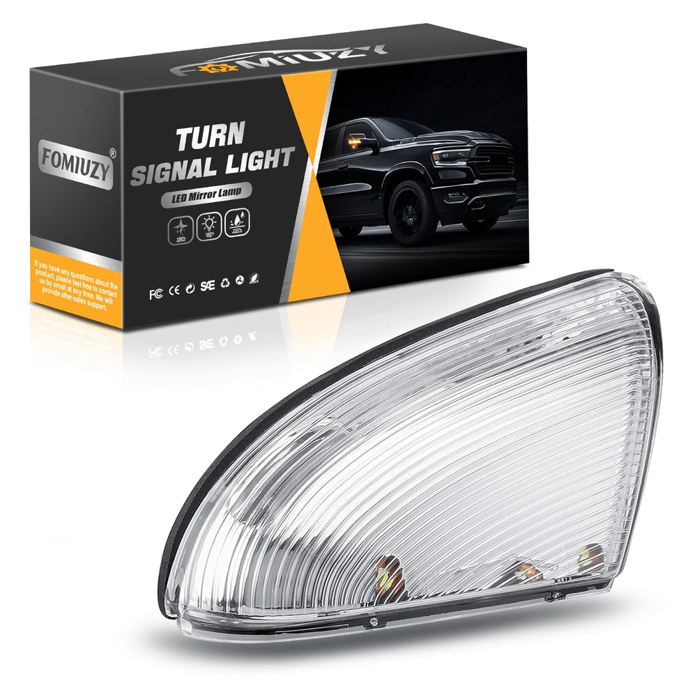 Weileite LED side mirror light on Ram 1500 passenger side improves signal visibility
