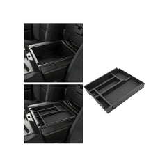 WEIPIN center console tray installed in Chevy Silverado 1500 for neat, accessible storage.