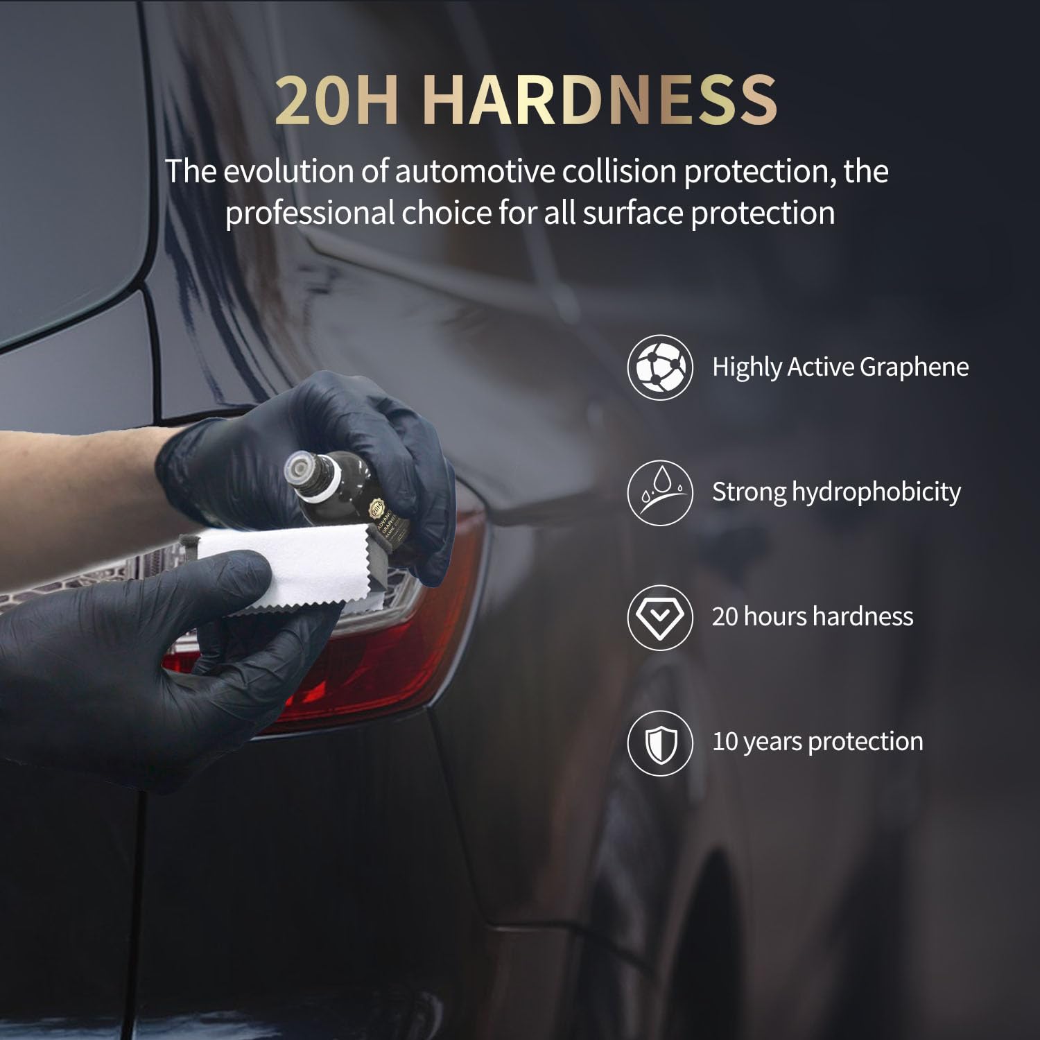 WEIRUIXIN hydrophobic barrier helps water bead and dry faster.