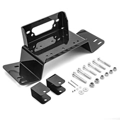 WeiSen front bumper winch mount plate with durable steel construction for Pioneer 700