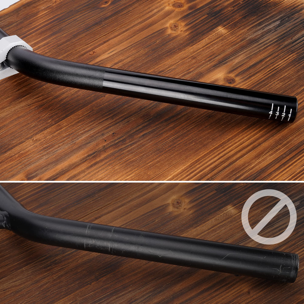 WEIYINGSI 6061-T6 aluminum dirt bike handlebars for lightweight strength.