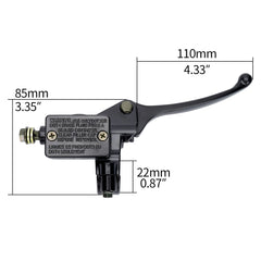 WEIYINGSI brake pump assembly fits 7/8 inch handlebars for easy mounting