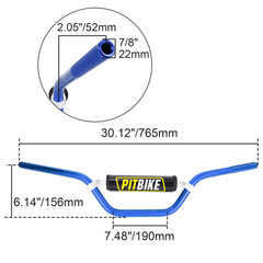 WEIYINGSI handlebar with length marks for custom fit
