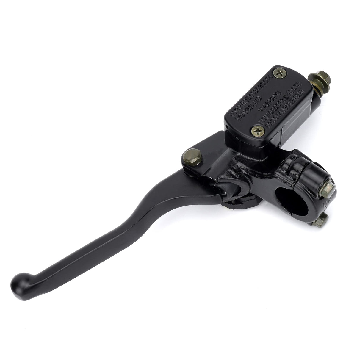 WEIYINGSI left hydraulic master cylinder lever for dirt bike — front view highlights solid construction for reliable braking.