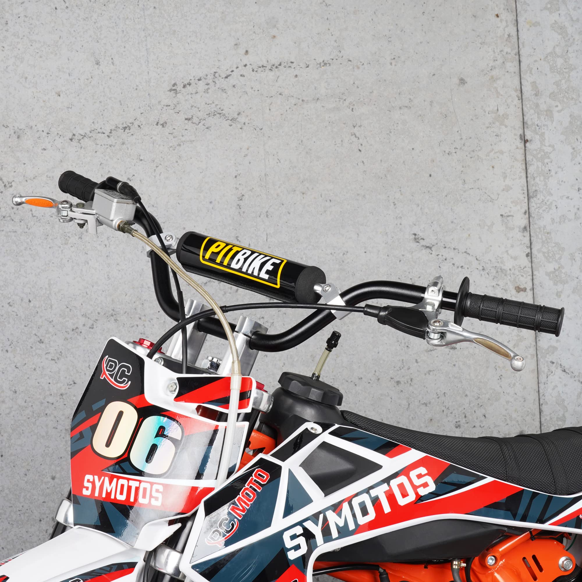 WEIYINGSI packaged contents include handlebar, foam pad, and spare bolts.