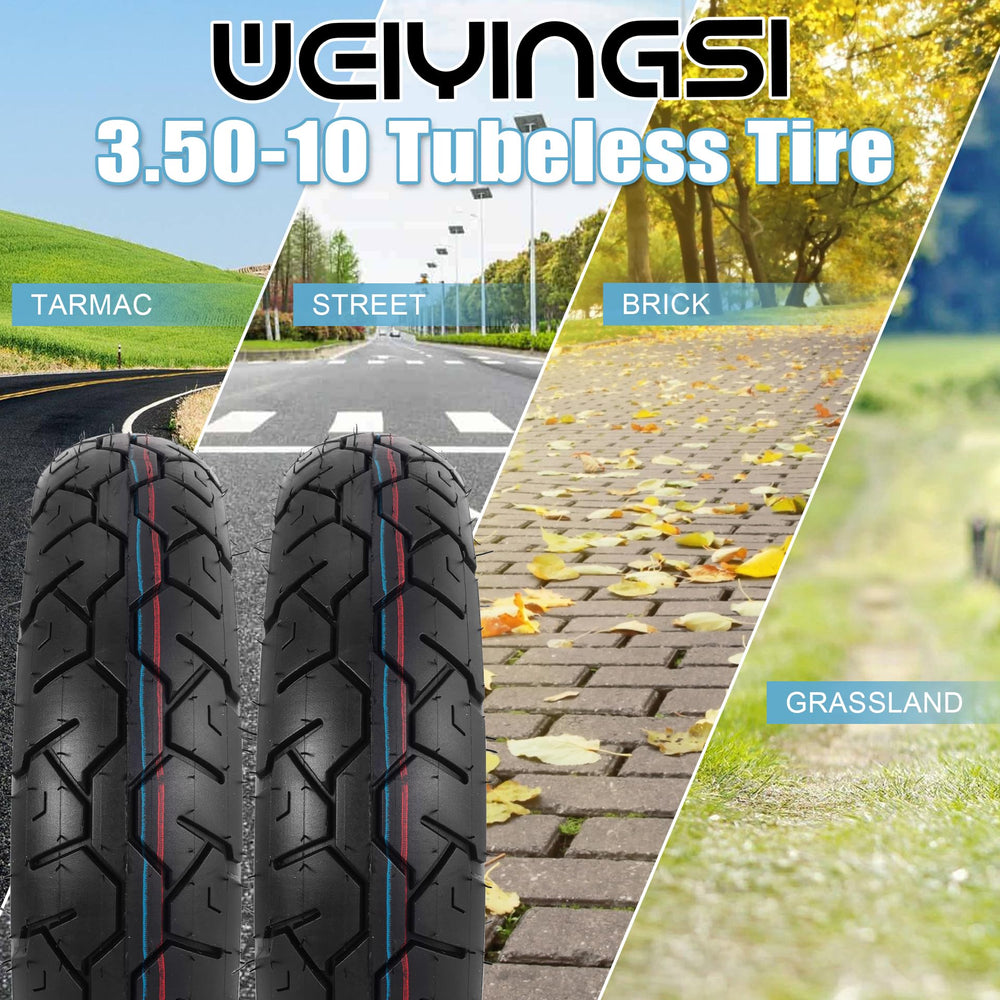 WEIYINGSI scooter tire installation makes compatible 10-inch rims easier and safer.