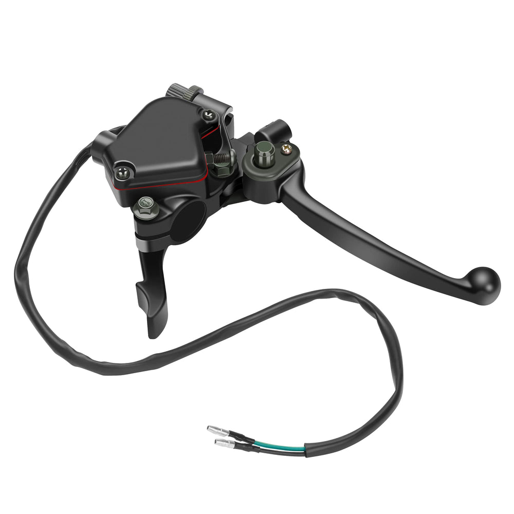 WEIYINGSI thumb throttle front view with dual brakes for smooth ATV control.