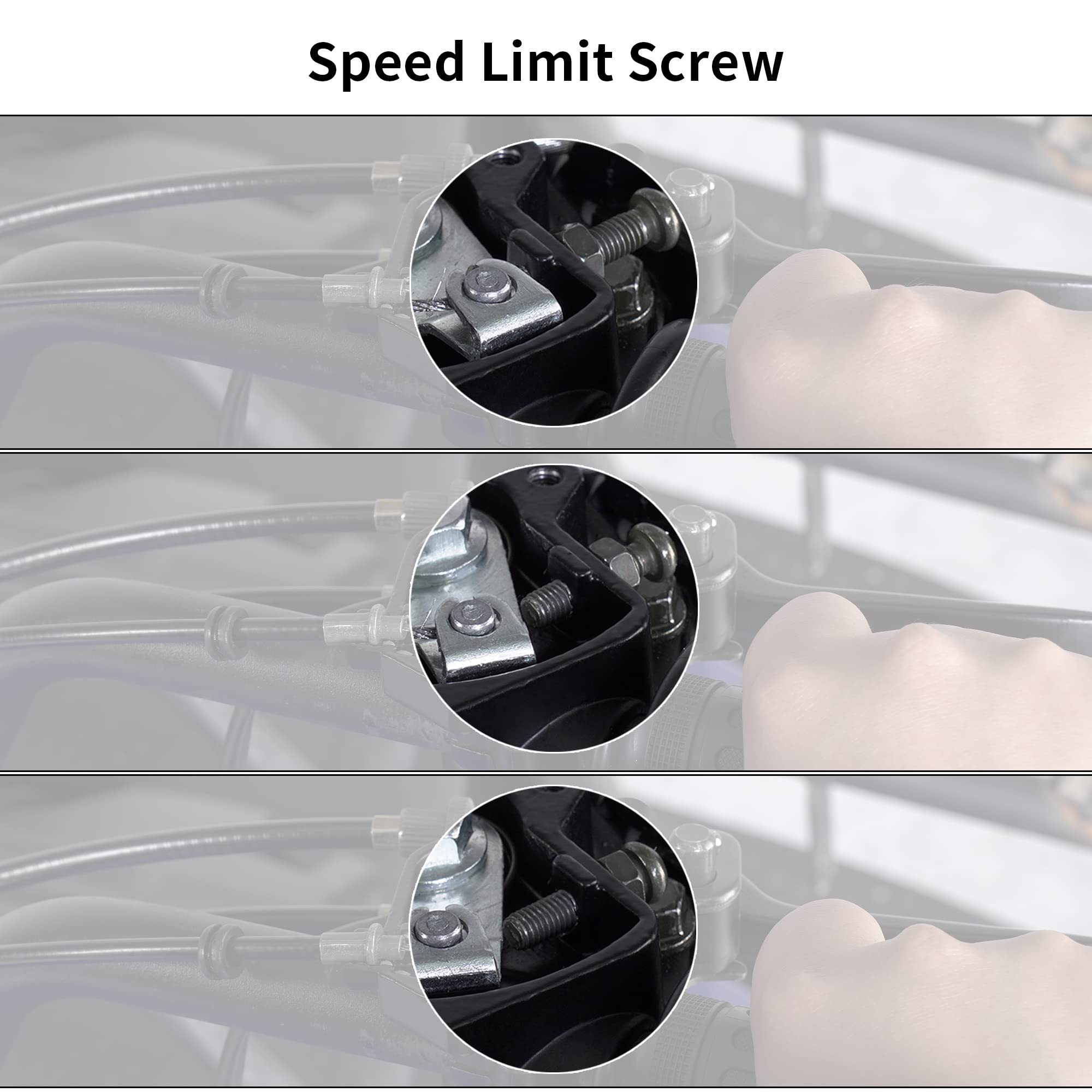 WEIYINGSI installation tips shot focusing on cable ends and lubrication.