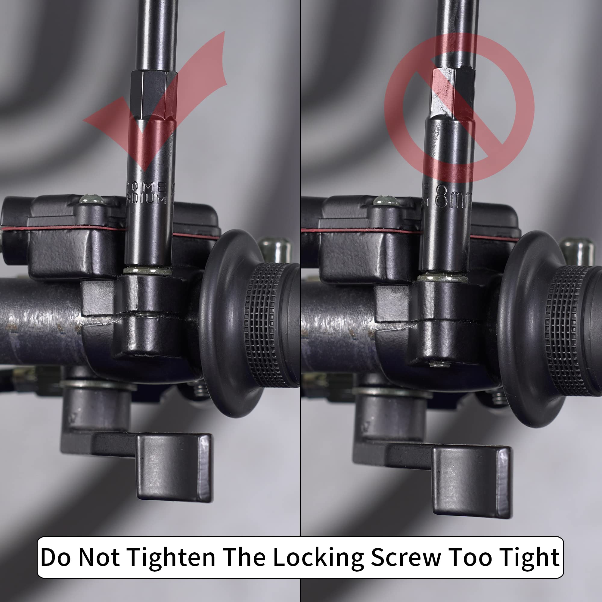 WEIYINGSI parking brake button in action for quick lock and release.