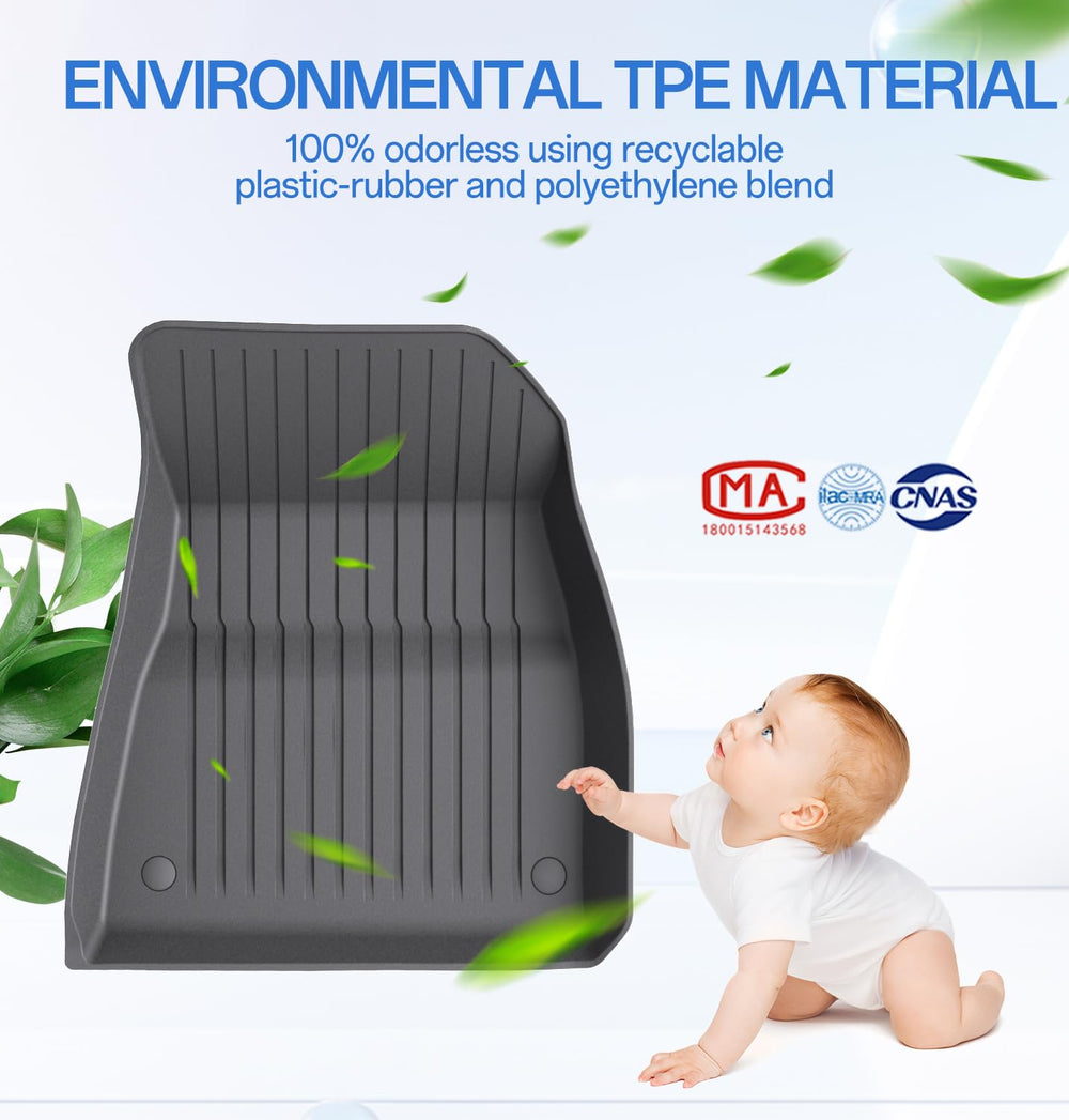 Wekar floor mats anti-slip backing ensuring secure placement in every ride.