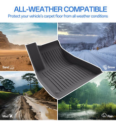 Wekar Model 3 cargo mat showing edge-to-edge spill protection.