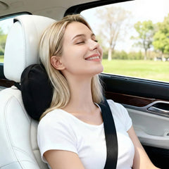 WELBRIT adjustable strap and hook and loop keep the pillow securely attached.