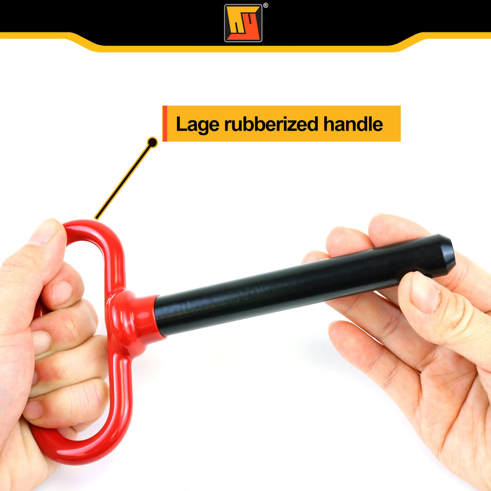 Wellmax hitch pin sized for Class III/IV receivers compatibility