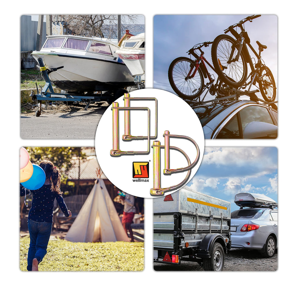 Wellmax durable outdoor-use pin suitable for farming, trailer, and garden gear