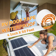Welluck easy-install RV tape; simple cut, peel, and press for fast sealing