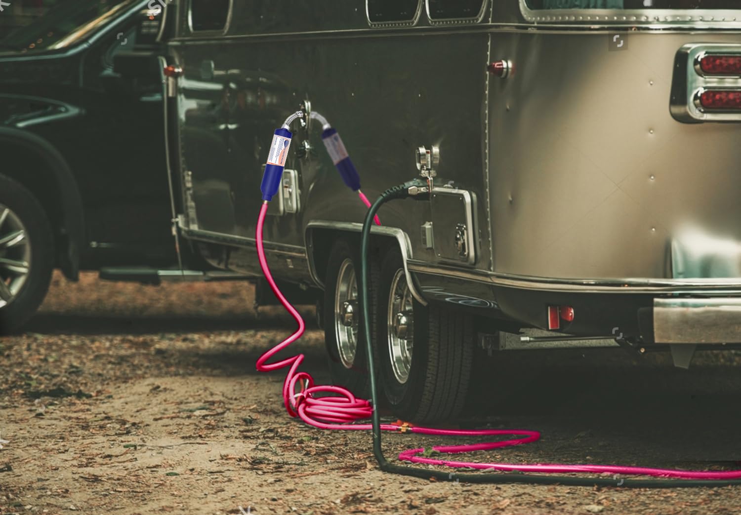 WELLUCK marine inline water filter keeps boat water clear.