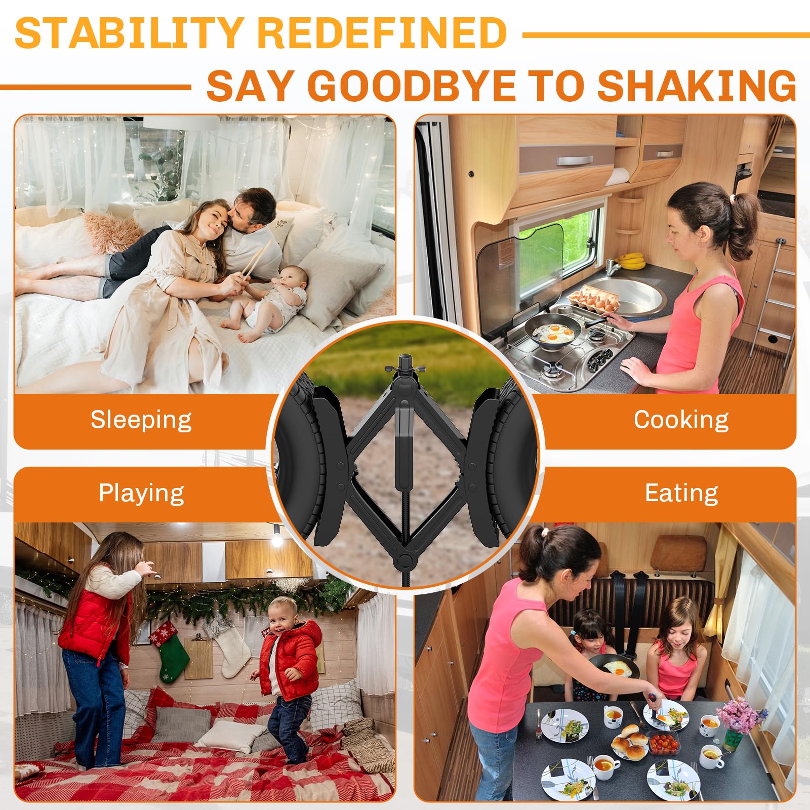 Welluck range supports 3.5 to 12 inch wheels for versatile RV compatibility