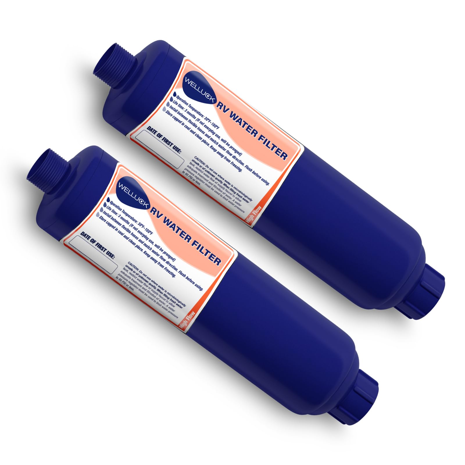 WELLUCK RV inline water filter installation for easy on-the-go drinking water.