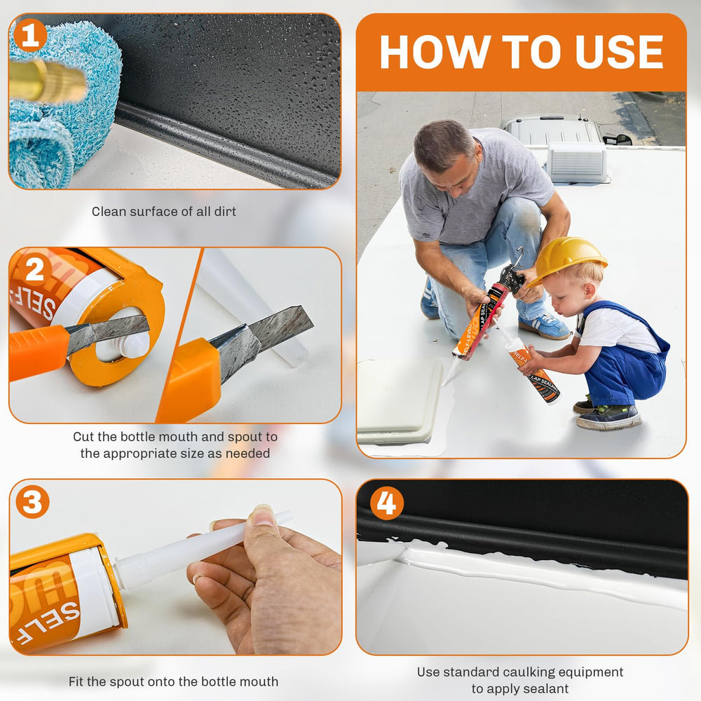 WELLUCK compatible with multiple materials for versatile RV upkeep