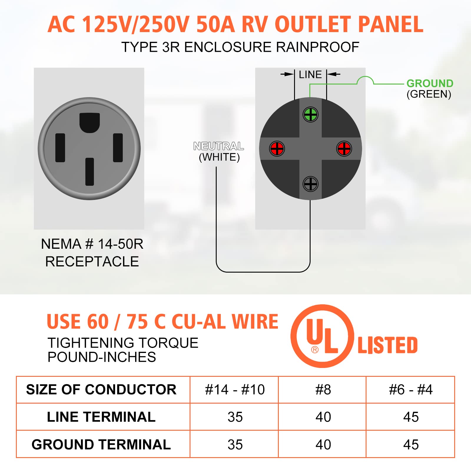 WELLUCK weatherproof steel enclosure protects power components in any weather.