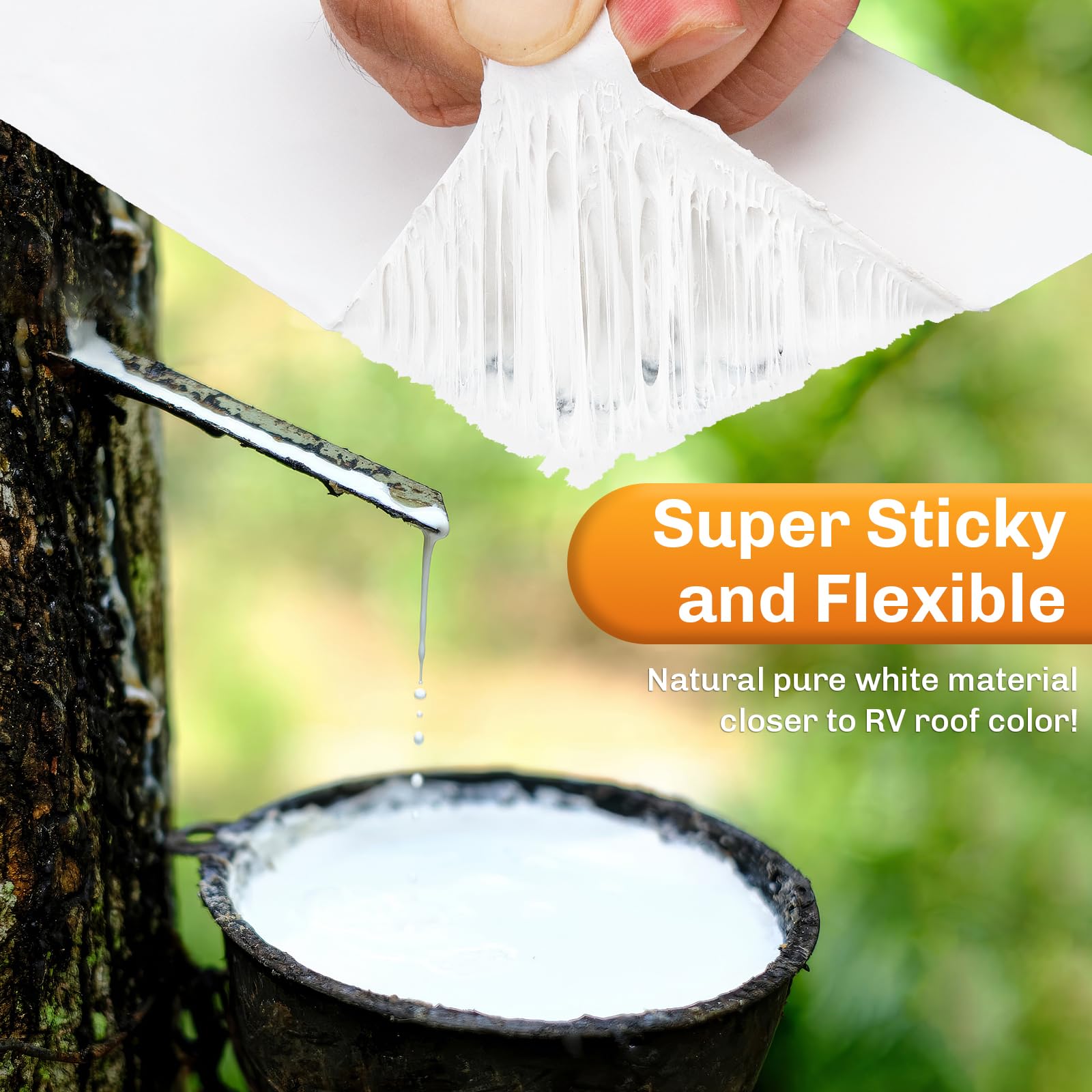 Welluck white RV roof tape—UV-resistant and weatherproof for long-lasting seal