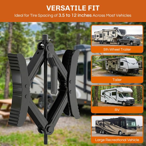 Welluck X-shaped design stability highlights even weight distribution for trailer tires