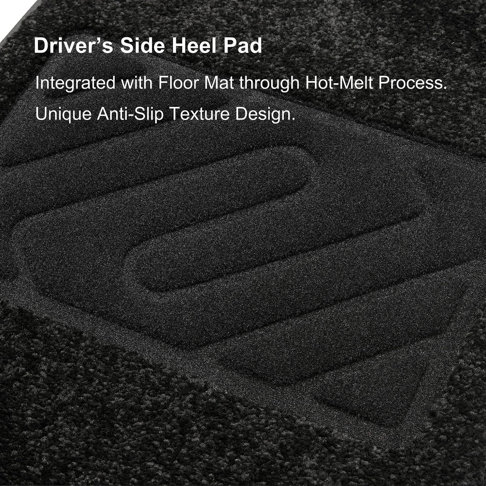 WENNEBIRD 3-layer structure mat highlights multi-layer design for noise reduction and durability.