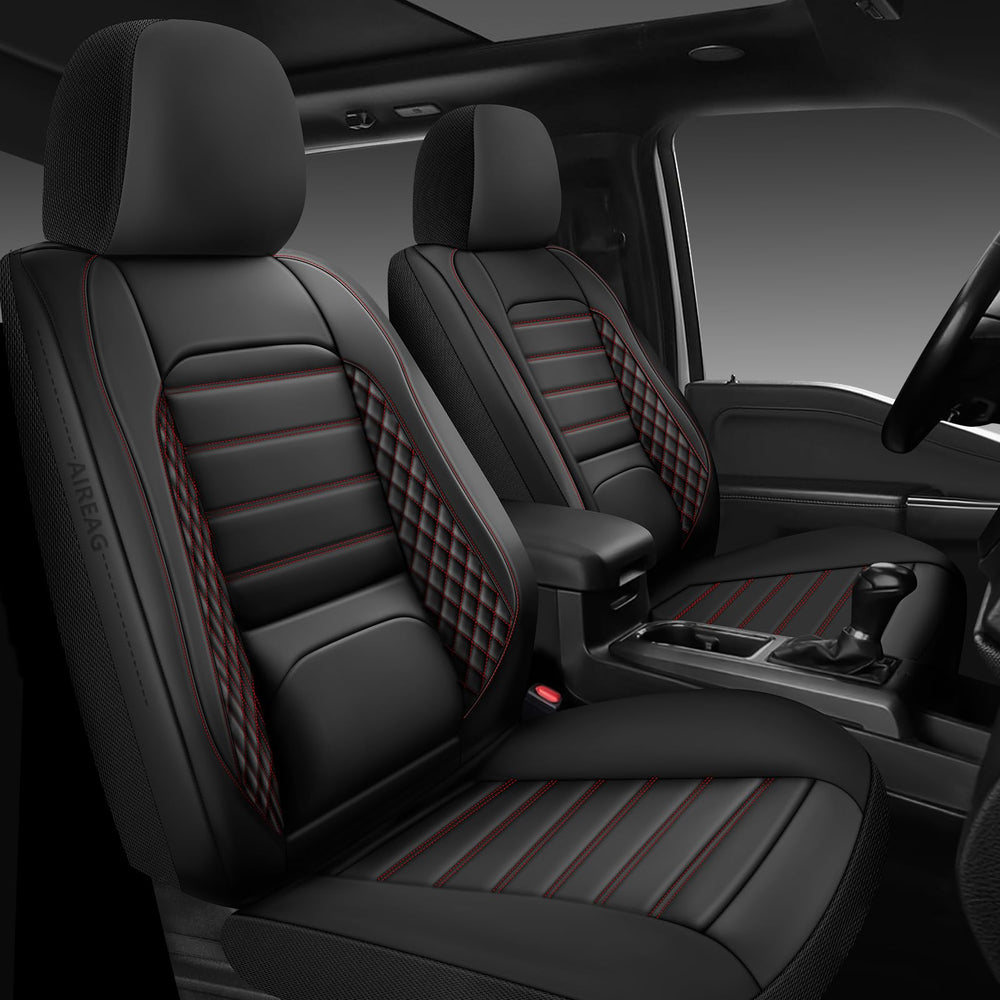 WENNFOUR Tacoma front-seat covers with custom fit and protection