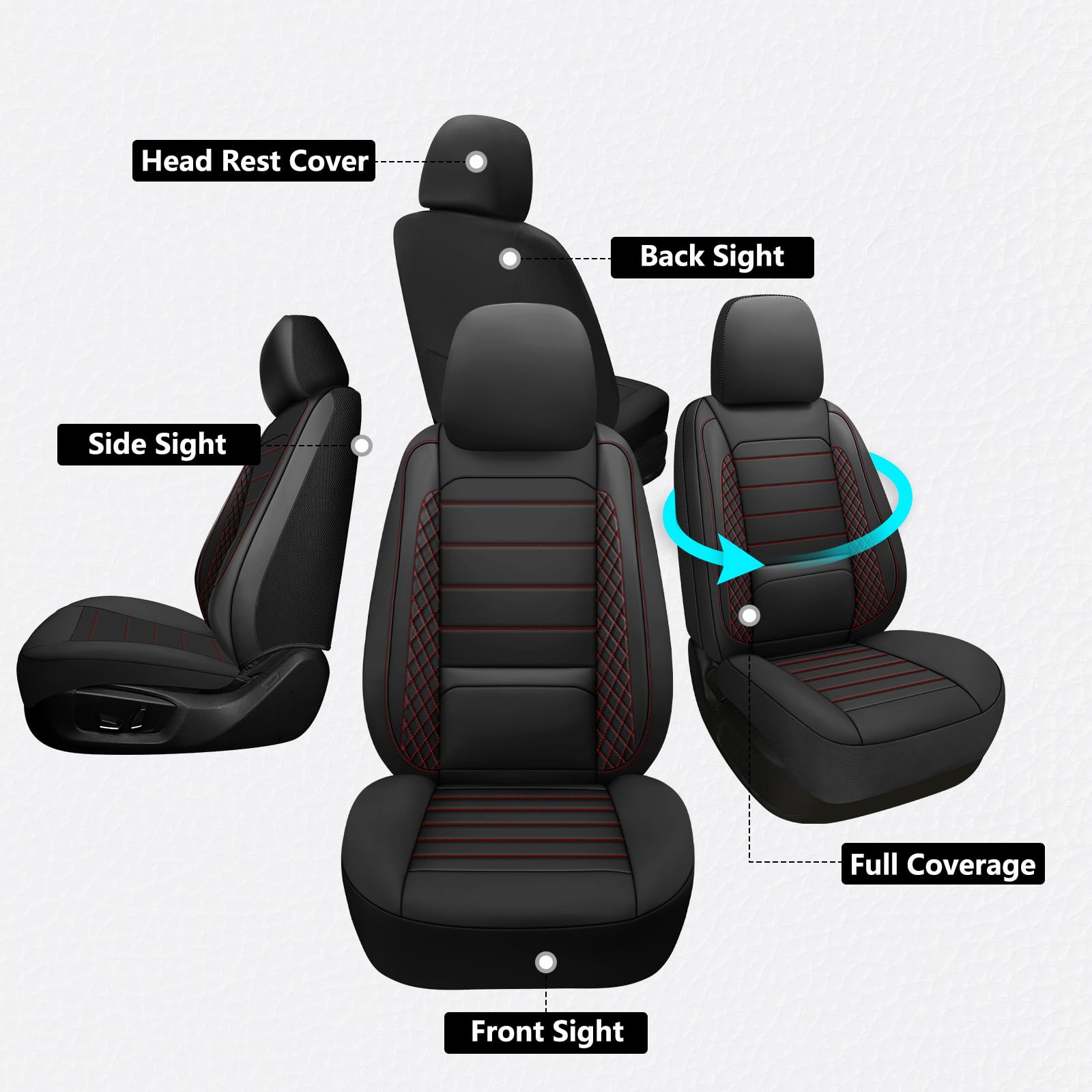 WENNFOUR Tacoma lumbar-support seat covers offer comfort on long drives