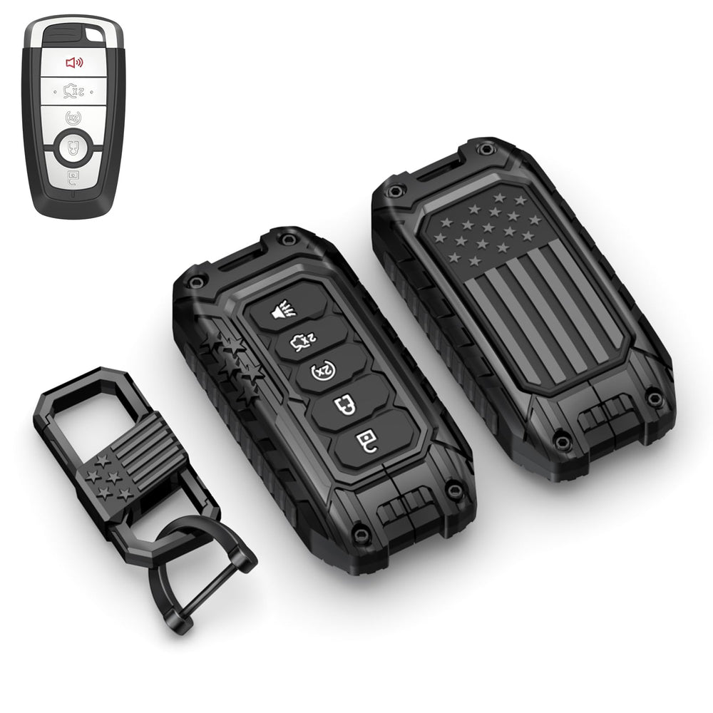 Wenwubin USA flag-inspired cover for key fob adds rugged style and grip