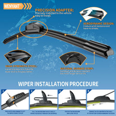 Wenyant J-hook compatible blades enable easy Ram installation.