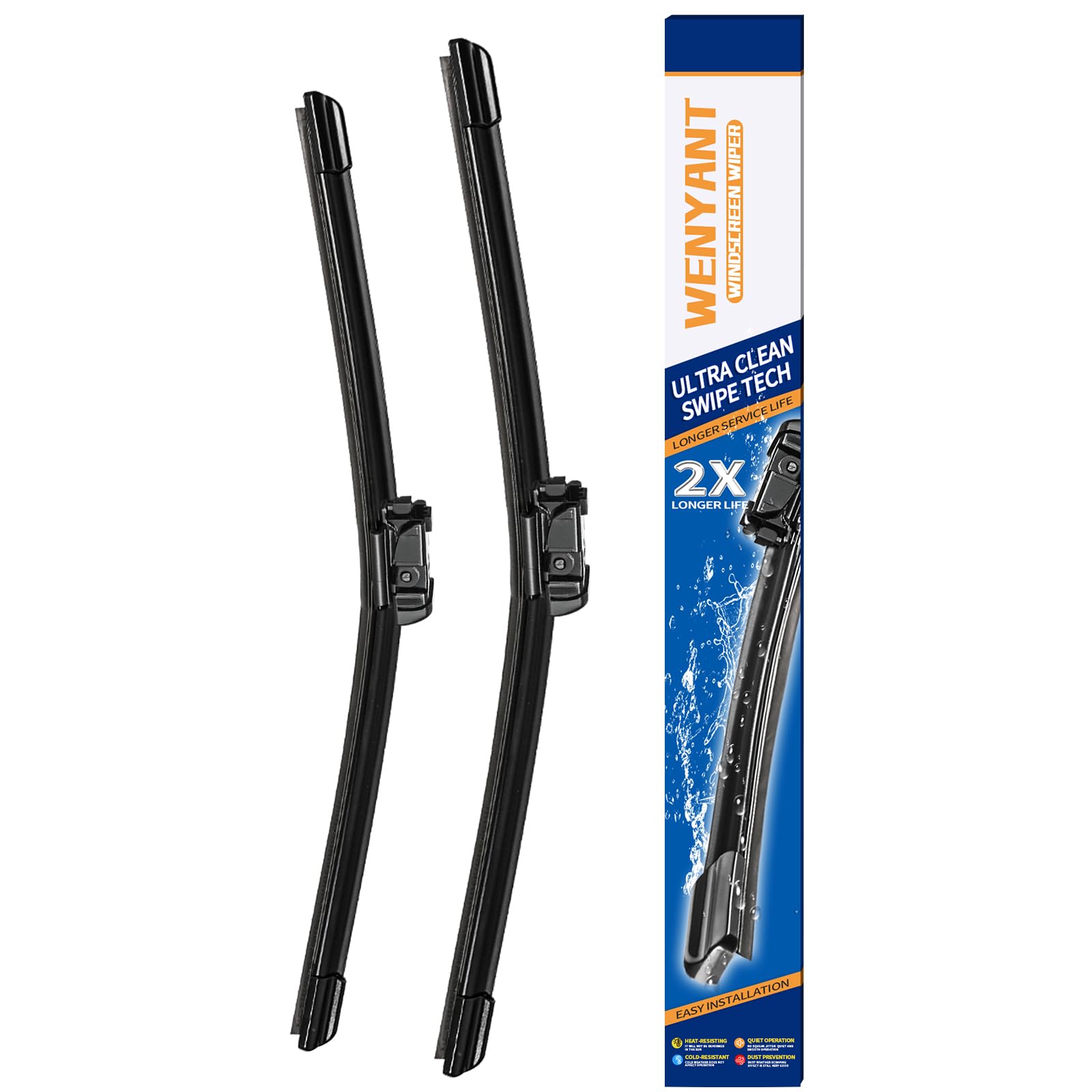 Wenyant 22 inch windshield wiper blade on Silverado Sierra front left for clear vision