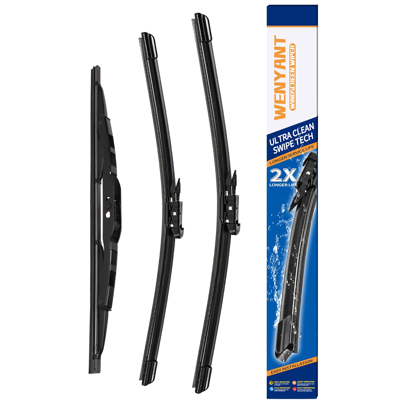 Wenyant Traverse front wiper 24-inch blade for clear rain visibility
