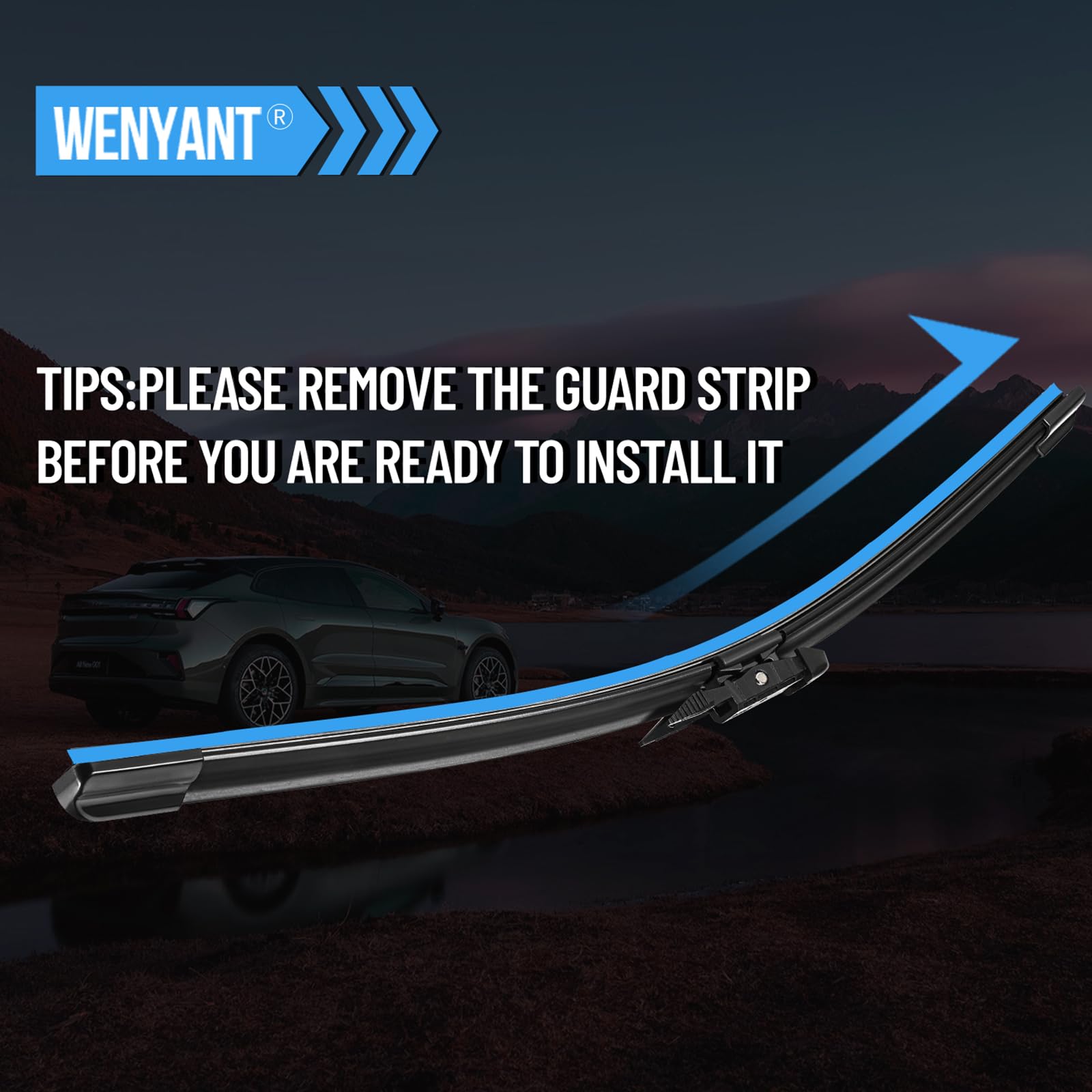 Wenyant weather-ready blades for seasonal rain and snow