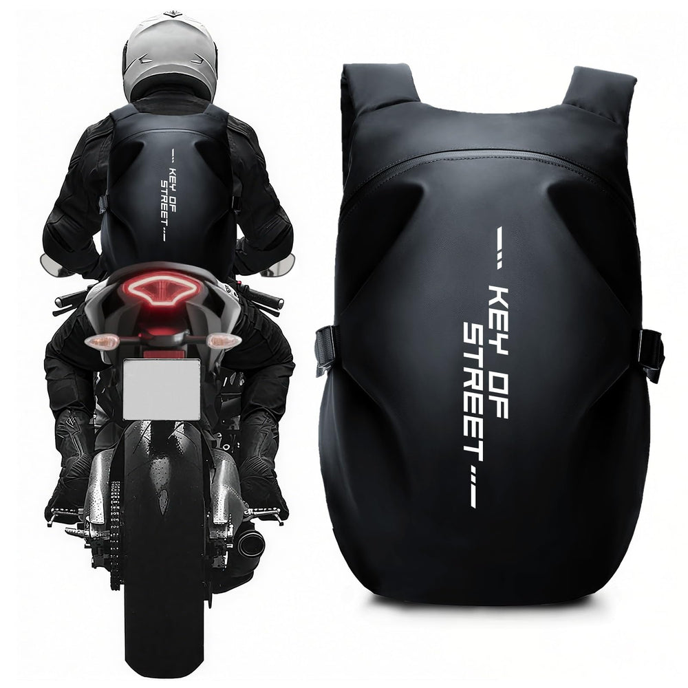 WEPLAN motorcycle-backpack helmet-storage keeps gear organized for quick ride-ready access.