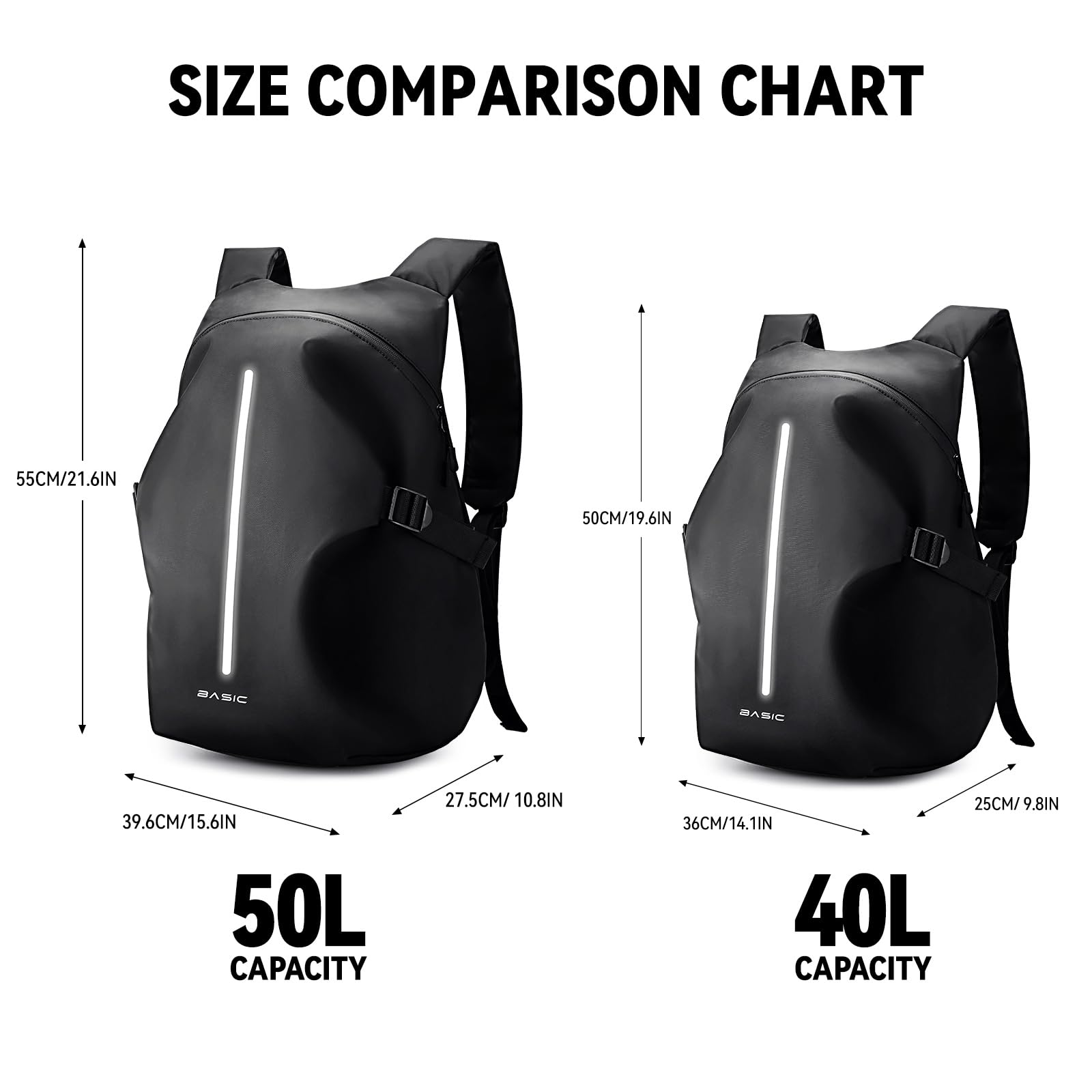 WEPLAN backpack main pocket and compartments organize essentials quickly.