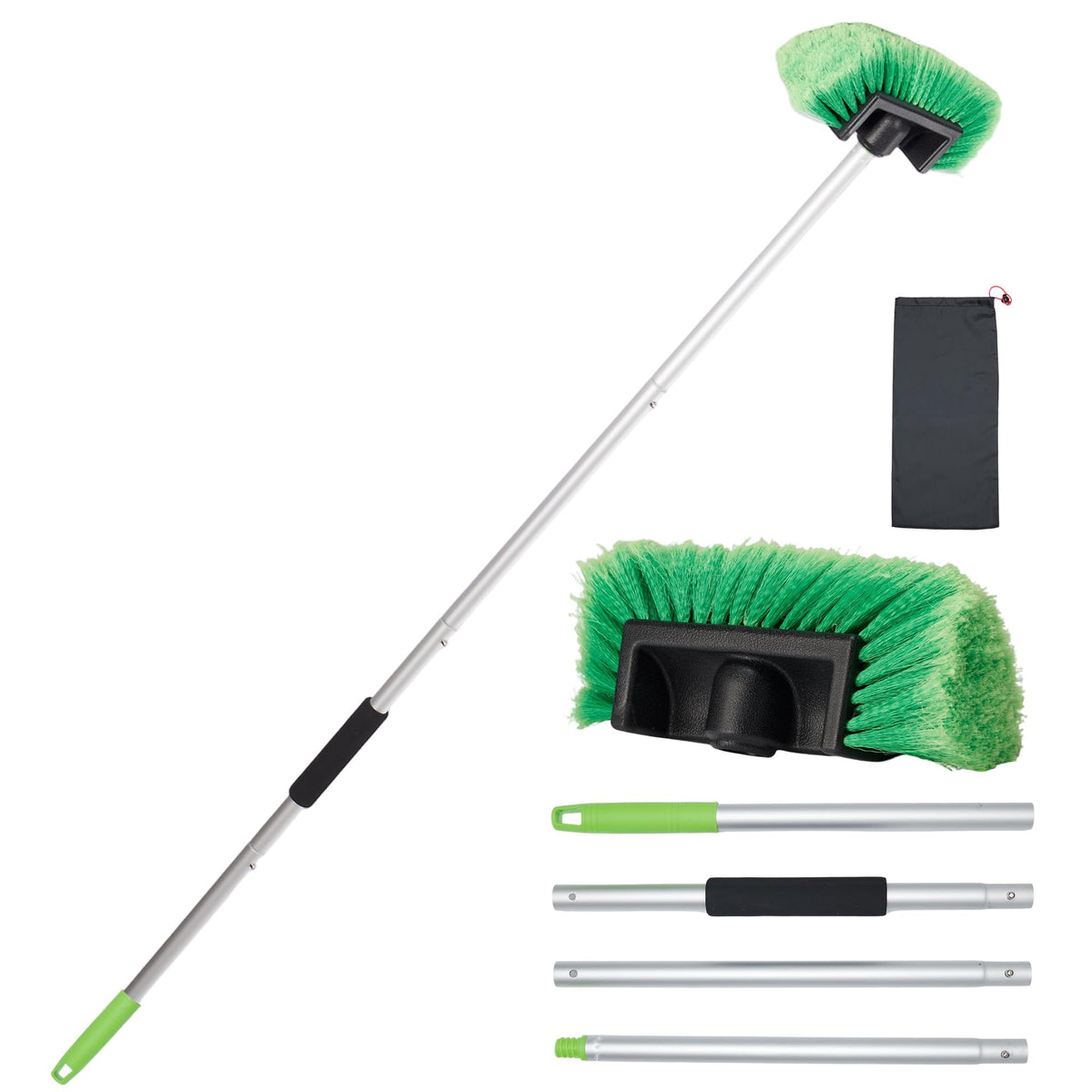 WESBRITE car wash brush with 60-inch long handle for easy reach.