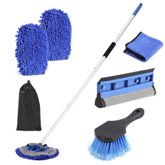 Wesbrite car wash brush with 60-inch handle for rooftop reach and easy cleaning.