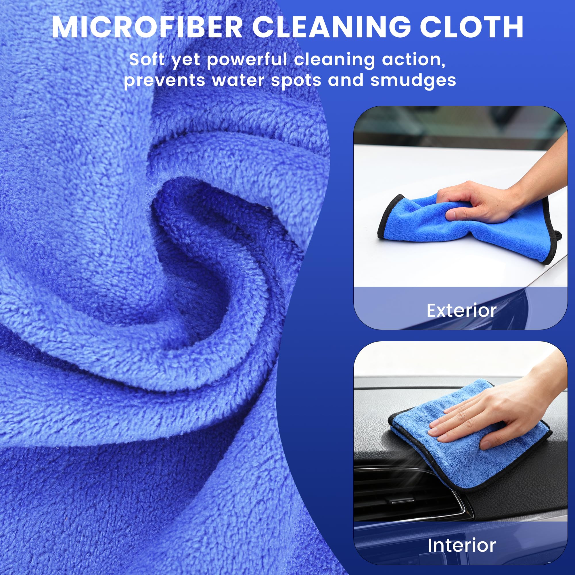 Wesbrite chenille mop head replacement cloths are machine-washable.