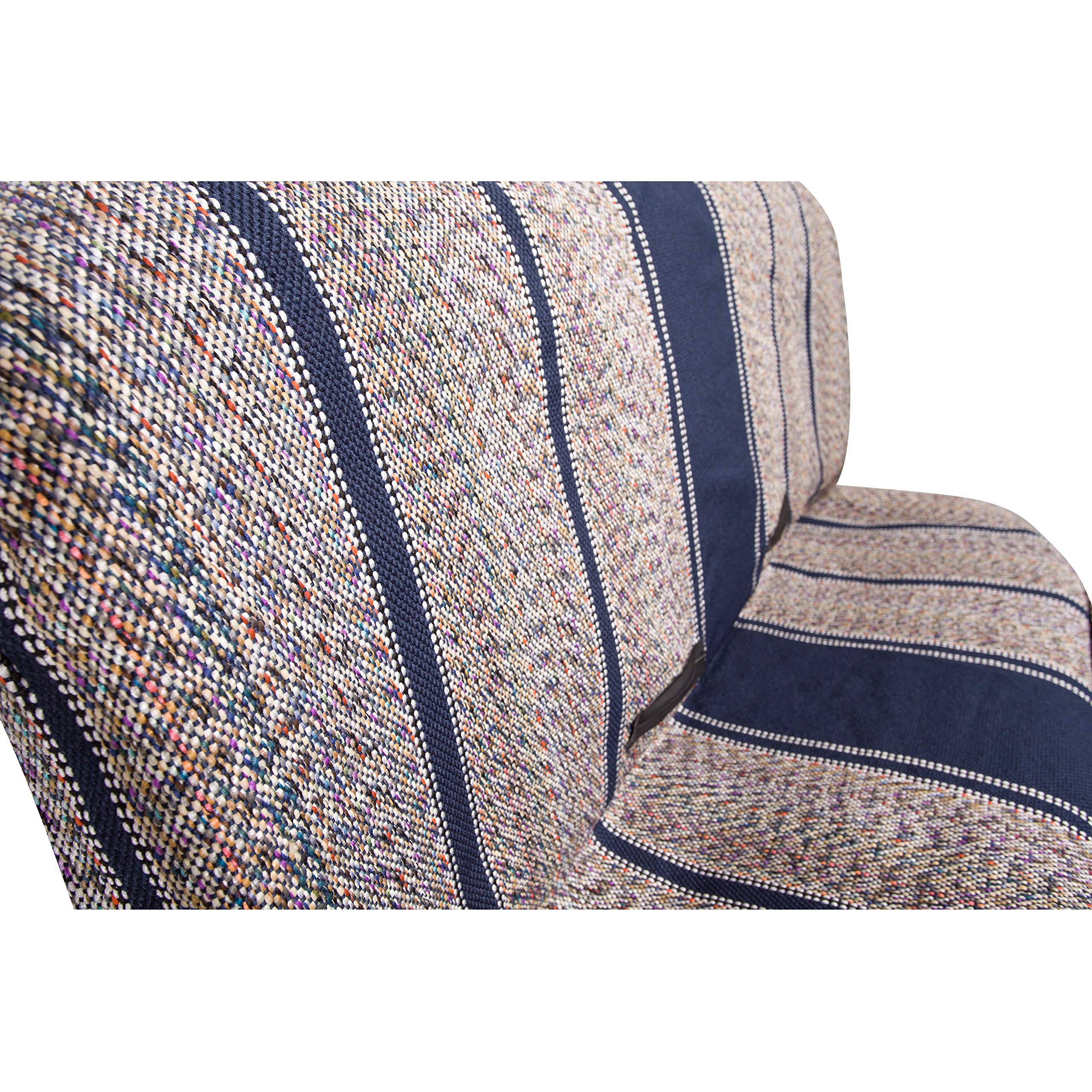 West Coast Auto Baja saddle blanket blue backrest detail enhancing interior style