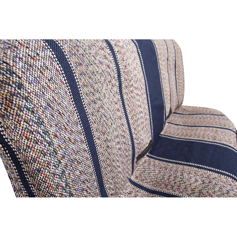West Coast Auto Baja saddle blanket blue backrest detail enhancing interior style