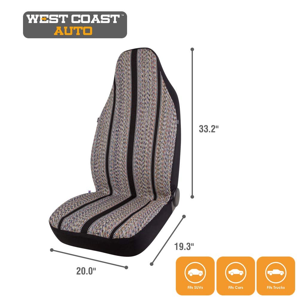 West Coast Auto heavy-duty woven material reinforces durability and breathability.