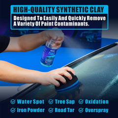 WEST HORSE clay pad in bucket demonstrates compatibility with lubricants