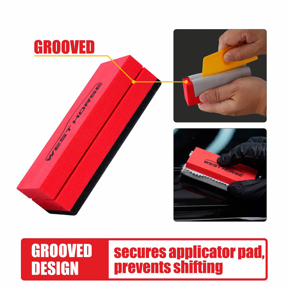 WEST HORSE scratch-free foam material minimizes risk of paint marring.