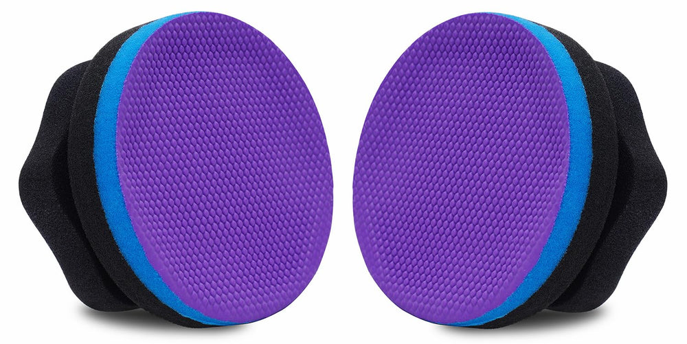 WEST HORSE synthetic clay pad hand grip close-up for easy detailing