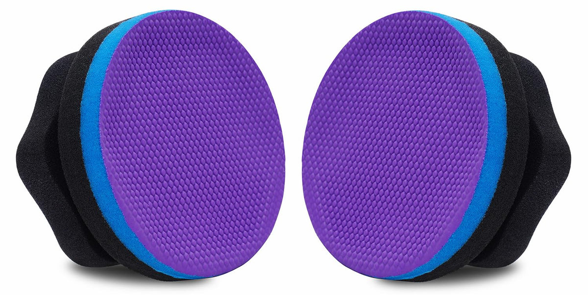 WEST HORSE synthetic clay pad hand grip close-up for easy detailing