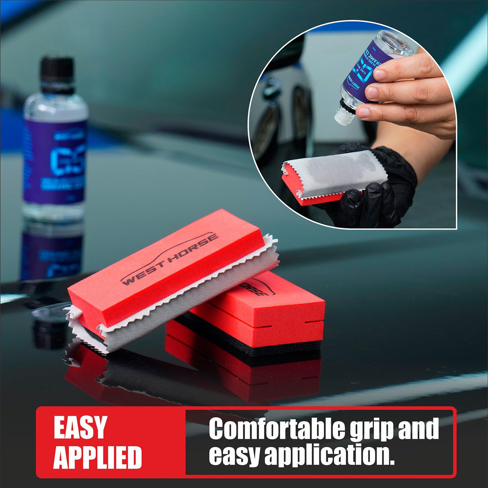 WEST HORSE universal compatibility for ceramic coatings, sealants, and waxes.