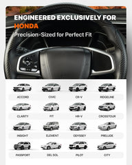 West Llama carbon fiber cover on Honda Accord offers matte finish and interior upgrade.