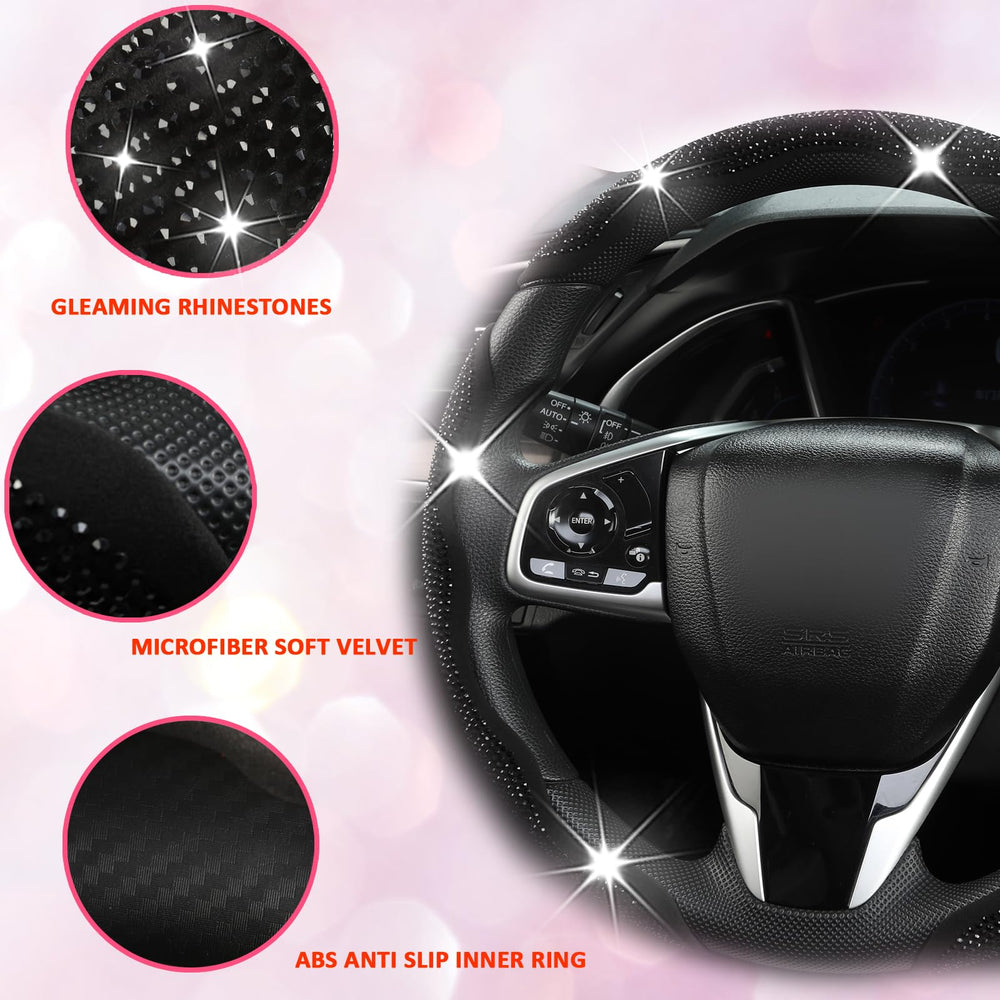 West Llama diamond bling cover right view offers glamorous rhinestones and secure feel.