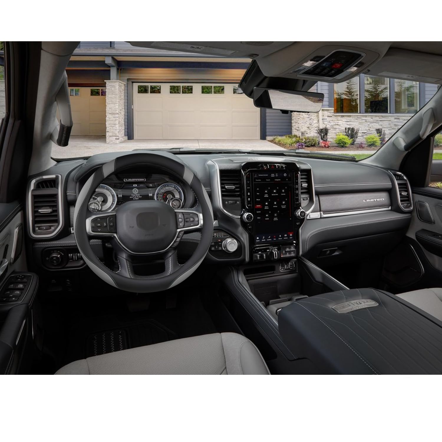 Inner rubber non-slip ring enhances steering grip with West Llama